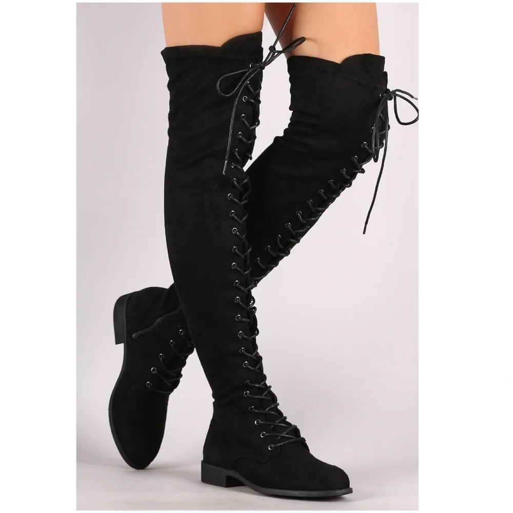 Stylish & Edgy Lucky Brand OTK Boots